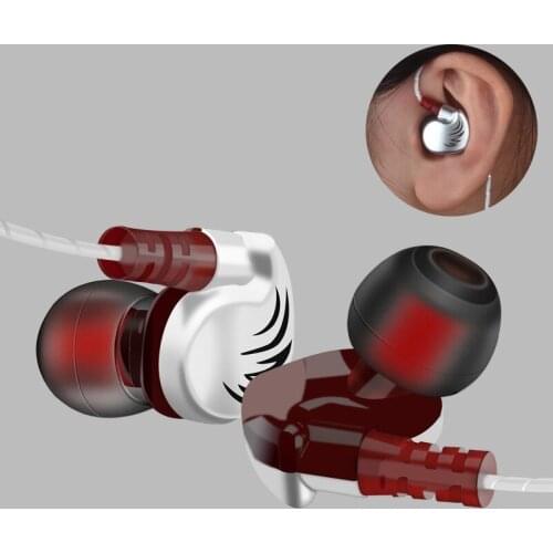 Mega Bass Earphone 3.5mm Wire Earbuds Karaoke Music Headset In-ear Stereo Headset Earphone With Mic Anti-detangle Fone De Ouvido