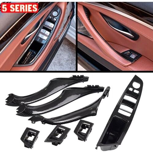 Upgraded New Interior Door Armrest Window Switch Panel Pull Handle Set For BMW 5 Series F10 F11 F18 520i 523i 525i 528i 535i