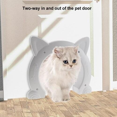 New Hot Cat Door Interior Cat Door Easy to Follow Instructions Cat Corridor Door Tunnel for Cat