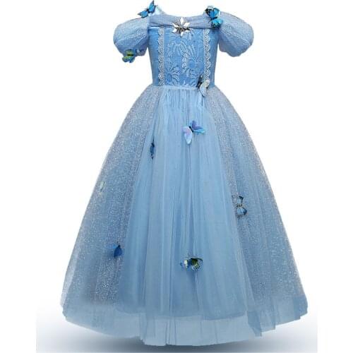 Princess Girl Dress Girl Children Christmas Party Costume For Kids Girls Clothes Fantasy Kids Ball Wear Dress Up
