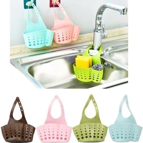 Kitchen Accessory Portable Bags Home Kitchen Tools Hanging Drain Bag Basket Bath Storage Sink Holder