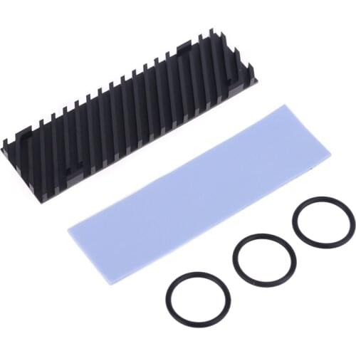 Pure Copper Graphene Heatsink M.2 NGFF 2280 PCI-E NVME SSD Thermal Pad Cooler Radiator