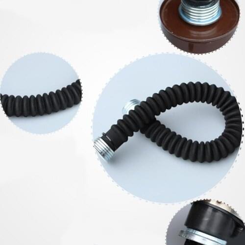 1Set Gas Mask Hose Supplied Air Fed Gas Mask Constant For Most Masks Tube Respirator Device Gas Fits System Breathing Flow Z7E3