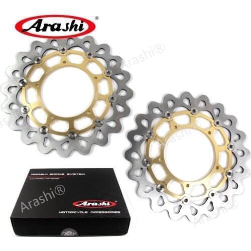 Arashi 1 Pair For YAMAHA MT-10 SP / FZ-10 ABS 1000 2017 2018 CNC Front Brake Disc Floating Brake Rotors MT10 FZ10 abs 2017 2018