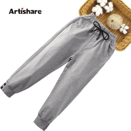 Girl Knitted Pants Solid Color Kids Trousers For Girls Sport Trousers For Children Spring Autumn Childrens Clothes