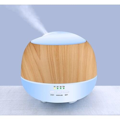 Iceberg 500ml Ultrasonic Silent Colorful Wood Grain Aroma Diffuser