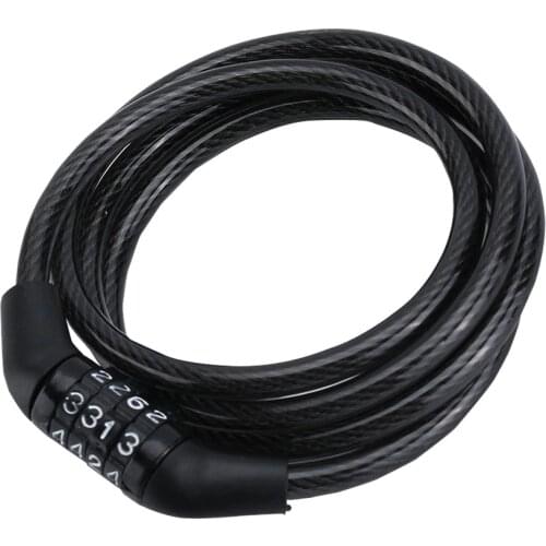 Bicycle Lock Code Key Locks Bike Cycling Password Combination Security Steel Wire Locks Bicycle Accessories