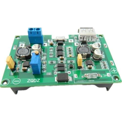 18650 Lithium Battery Booster Module 5V/6/9/12V/USB While Charging and Putting UPS Uninterrupted Protection Integrated Board