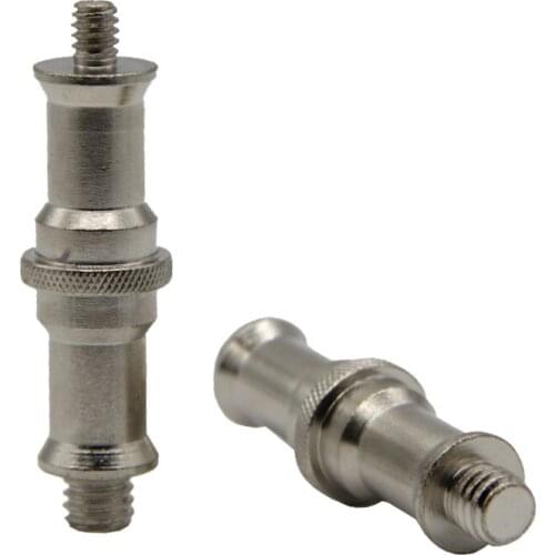 2pcs 1/4" to 3/8" male Convert Screw Adapter for Flash Holder Studio Light stand Free Shipping