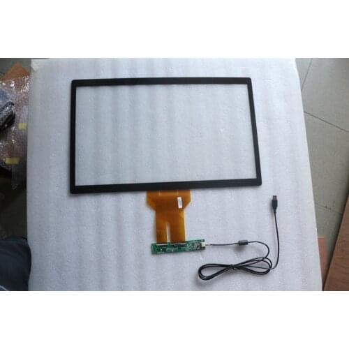 23.6 inch capacitive 10 piont 16:9 touch screen support Android, Win7/8/10 with USB interface touch monitor