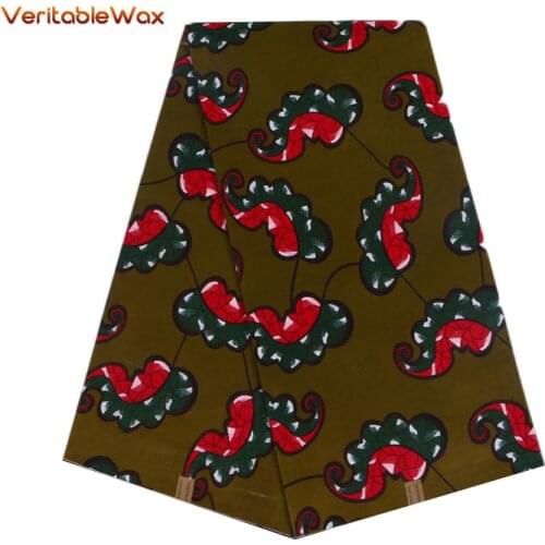 African Batik 100% Breathable Cotton African new Print Fabric VeritableWax Fabric Ankara Green Dot Fabric 24FS1104