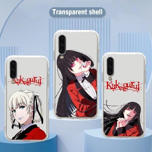 Kakegurui Anime Phone Case Transparent For Samsung Galaxy A 3 5 7 8 10 20 21 30 40 50 51 70 71 E S 2016 2018 4G transparent