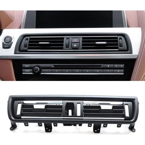 LHD RHD Dashboard Central Fresh Air Vent Chrome Grille Outlet For BMW 6 Series F06 F12 F13 630 635 640 645 650 64229197486