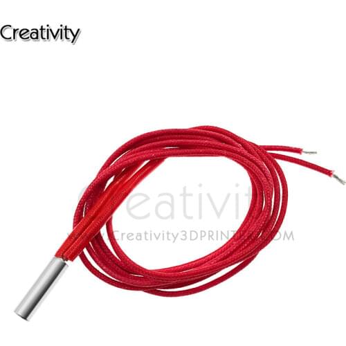 3D Print Part 12V 40W 1M Ceramic Cartridge Heating tube 6*20mm For Extruder Part Heating Tube Heat 12V/24V 40W Extrusion Heater