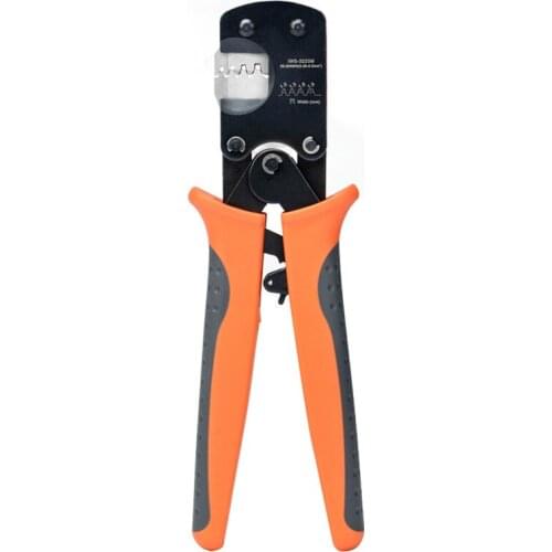 Terminal Pin Crimping Tool for 0.03-0.52mm2, Wire Crimper Tool, Ratcheting Insulated Terminal Crimper for 32-20AWG Wire