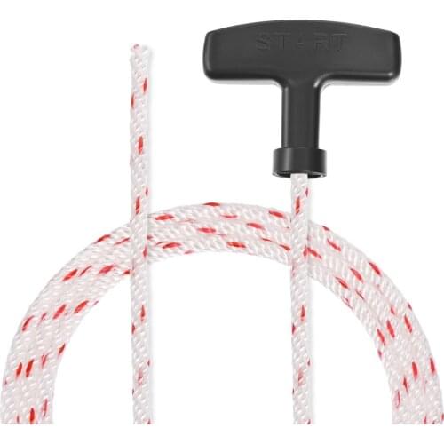 Uxcell Recoil Starter Rope with Handle 5mm Dia 1.7m 5.5ft Polyester Pull Cord for 173F 188F 190F Lawn Mower Trimmer Engine Part