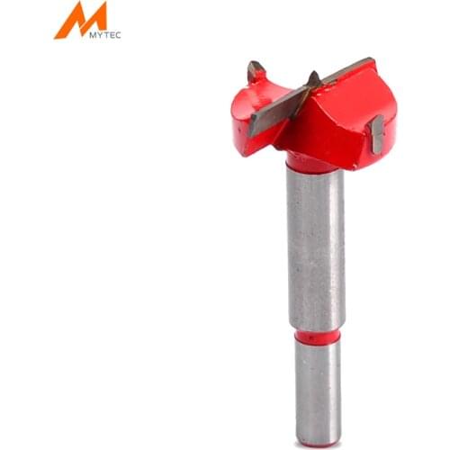 15mm - 53mm Forstner Woodworking Drill Bits Round Shank Carbon Steel Core Hole Drilling Tools for Wood Door Cabinet Hinges 35mm