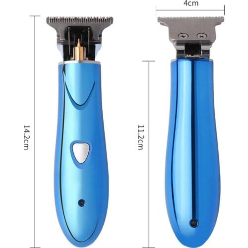 Jd hair trimmer USB rechargeable hair clipper haircut machine oilhead clipper white hair carving clipper beard trimmer 0mm