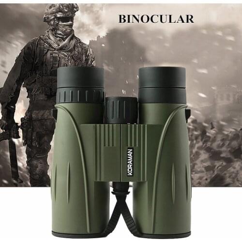 Outdoor Sports Military Binocular 8x42 for Watching Bird Hunting Hiking Camping Travel Adventure New Large Eyepiece HD Telescope
