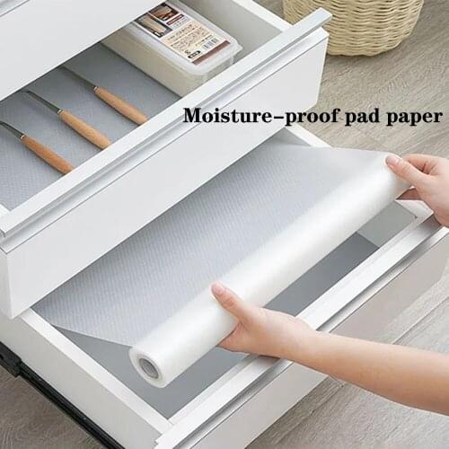 Moisture-Proof Mat Paper Cabinet Mat Drawer Mat Waterproof Refrigerator Kitchen Table Mat Paper Dustproof Non-Slip Mat Non-Stick