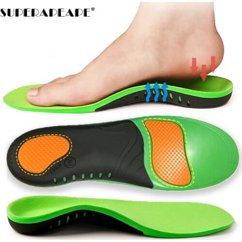High Quality EVA Orthotic Insole For Flat Feet Arch Support Orthopedic Shoes Sole Insoles For Men Women Heel Pain Shoe Pads