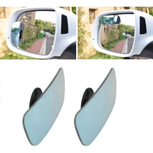 1Pair Car Convex Rearview Blind Spot Mirror 360 Degree Wide Angle Rear Side View Auxiliary Mirrors Parking Rear View Mirror