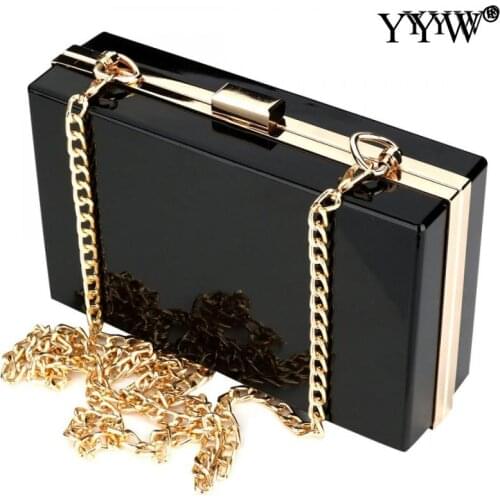 Fashion 2021 Women Box Bag Clutch Bag Pvc Simple Design Exquisite Small Purse For Ladies Party Wedding Handbag Evening Bag