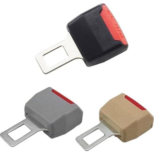 3 Color 1Pc Car Seat Belt Clip Extender Safety Seatbelt Lock Buckle Plug Thick Insert Socket