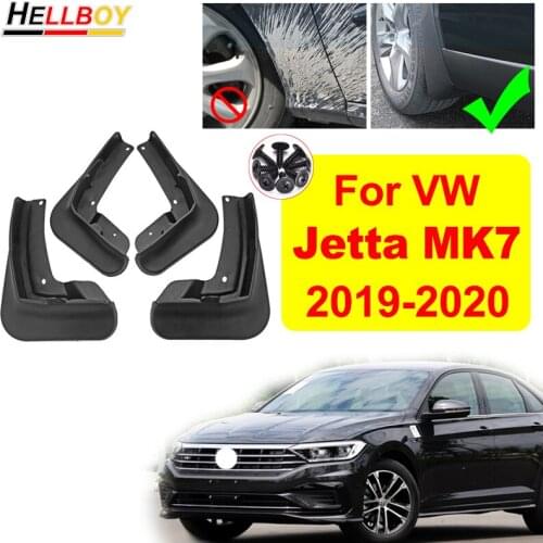 4pcs Car Mud Flaps For VW Jetta MK7 2019 2020 Front Rear Fender Mudguards Tire Wheel Mudflaps Splash Guard Auto Accessories
