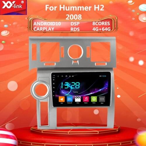 Android 10 Car Multimedia Player For Hummer H2 2005 2006 2007 2008 IPS Screen DSP Auto Radio Stereo Head Unit