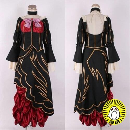Free shipping Cartoon Anime Umineko no Naku Koro ni Cosplay Beatrice beatoriche Cos Woman Man Halloween Party Cosplay Costume