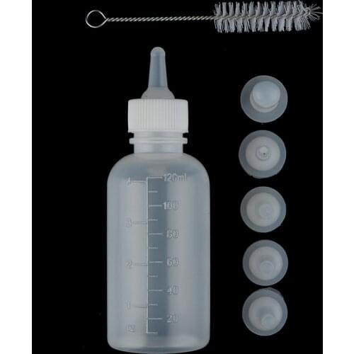 Water Puppy Kitten Dog Cat Baby Feeding Tool Cleaning Brush Pet Milk Bottle Nipple Pacifier Water Nursing Pet Supplies 50/100ML