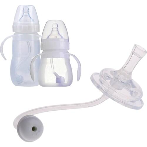 Baby Bottle Straw Replacement Wide Mouth Caliber Silicone Feeding Accessories 090B