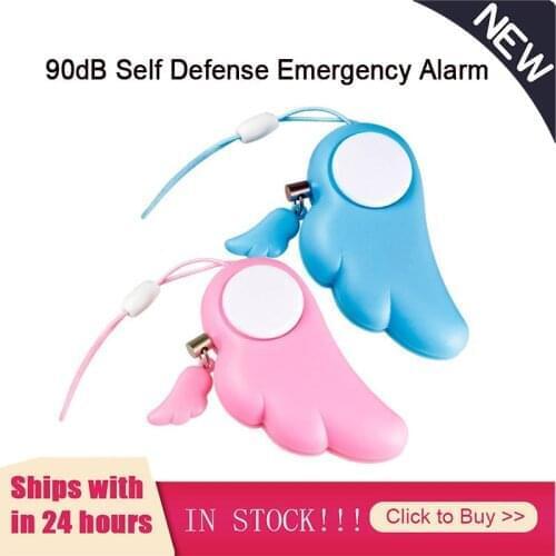 Personal Protection Girl Women Anti-Attack Panic Safety Security Alarm Mini Loud Self Defense Supplies Emergency Alarm 90dB