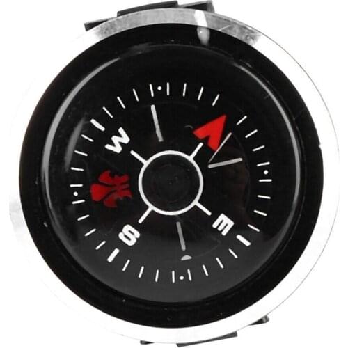 Mini Watch Strap Button Compass Precision Navigation Compass Compass Pocket Survival Camping Hiking Accessories Outdoor