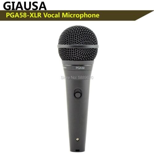 Microphone PGA58-XLR PG ALTA 58 microphone karaoke mike with On/off Switch ,dynamic wired microphone