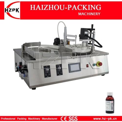MINI Automatic Tabletop Liquid Filling And Round Plastic Screw Capping Machine Commercial Small Packing Machinery 5-100ml TFCM-Y