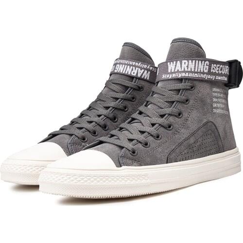 Fashion Vulcanized Shoes High-top Sports Shoes Spring and Autumn Breathable Canvas Shoes Summer Non-slip Casual Men shoes