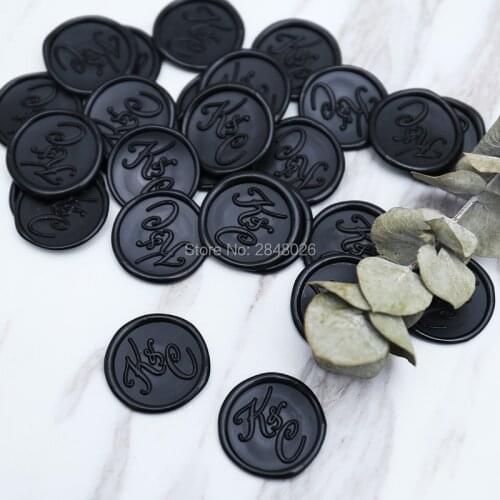 INITIALS WAX SEAL STICKER,wedding seal sticker,Initials was seal sticker,party wax seal sticker