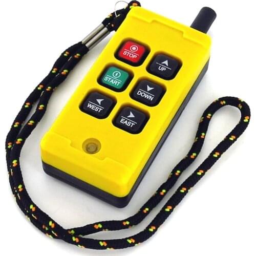 1pc Small industrial wireless remote control electric hoist construction cranes, elevators & hoists 100M Distance 6 buttons