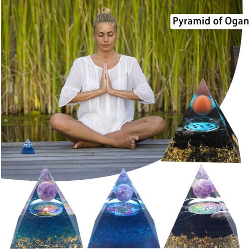 3D Energy Orgone Pyramid Protection&Healing Meditation Orgonite Crystal Energy Healing Orgone Pyramide Crystals Room Decoration