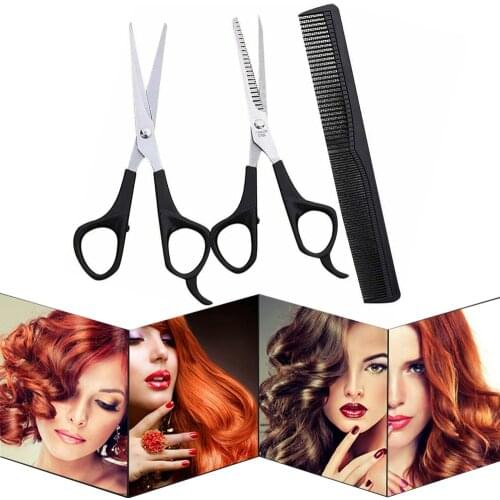 3 Pcs/Set Professionele Haar Schaar Blikscharen Salon Kapper Haar Knippen Nagelschaar Hairdressing Set Styling Tool Set 2021 New