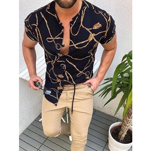 Plus Size Asian Size S-3Xl Summer Casual Floral Lapel Beach Shirts for Men Fashion Mens Long Sleeve Hawaiian Shirt Fast Drying