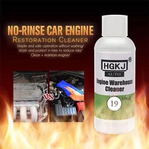 50ml Film Remover No-Rinse Car Engine Sensitive Cleaner Removes Heavy Oil From Engine Compartment Engine Warehouse Cleaner