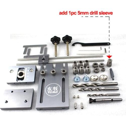 Carpenter Dowel Jig for Furniture Fast Connecting 3 In 1 Woodworker Drill locator for punching wood hole