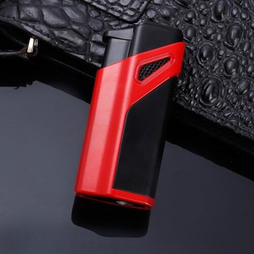 JOBON Outdoor Windproof, Simple, Safe And Reliable, Mens Gift, Cigar Triple Punch, Fashion Metal Lighter