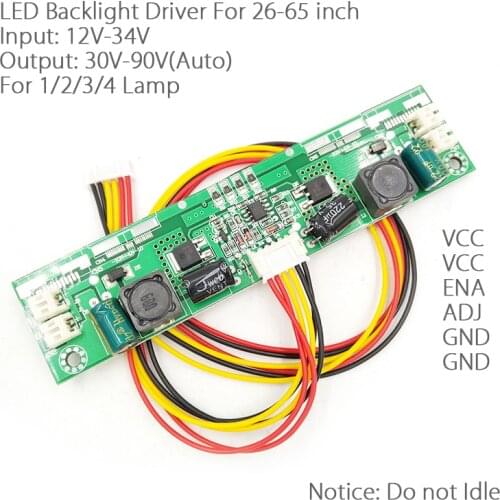 For 26-65inch 12V-24V LED Universal backlight Driver Boost plate TV Constant current board backlight drive V56 For1/2/3/4 Strip