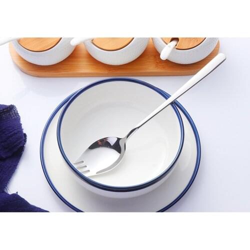 Lovoski Spork Fork Spoon Travelling Camping Hiking Outdoor Silver