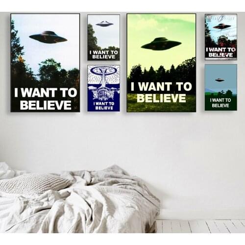 I want to believe in X-Files TV series Diamond Painting Modern Painting Poster Diamond Embroidery Art Picture Living Room Decora