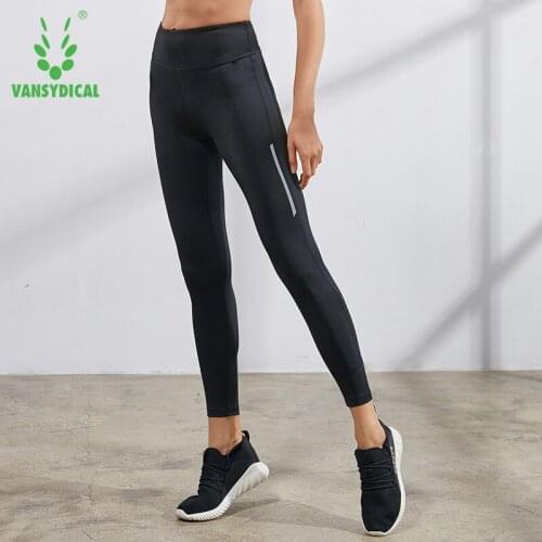 2019 Willarde Reflective Yoga Pants Women High Waist Fitness Workout Sports Running Leggings Stretchy Gym Tights